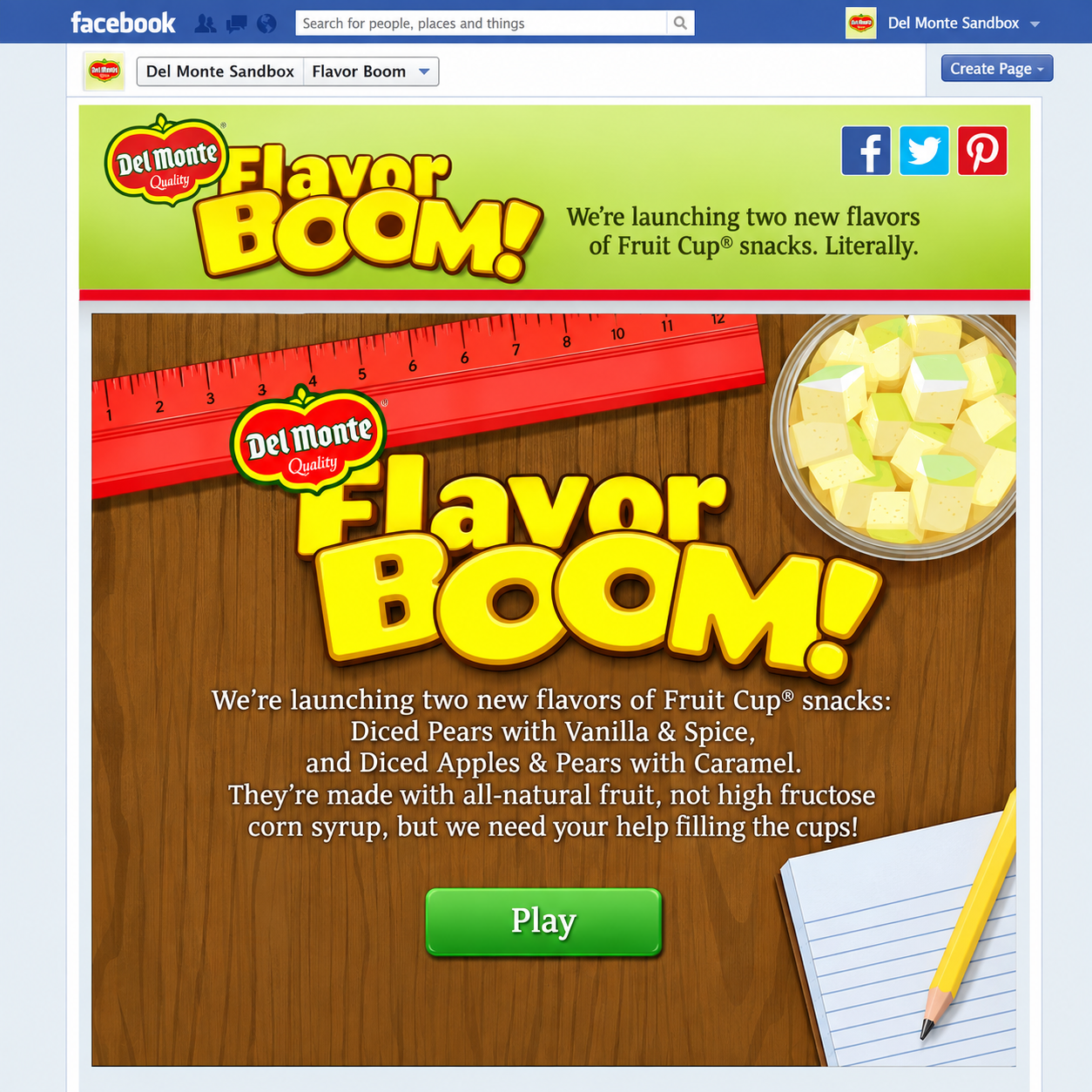 Del Monte Foods — project detail